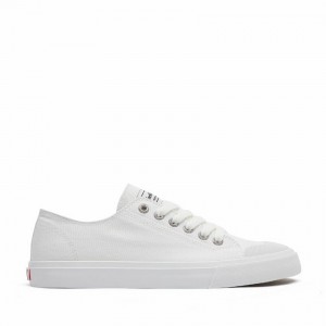 Rockfish Classic 746 Canvas Women's Low-Top Sneakers White | VSW3933DN