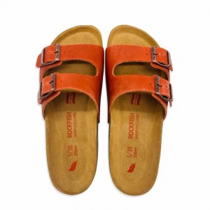 Rockfish Kendall Two-Strap Double Strap Women's Sandals Orange | KTC2988VJ