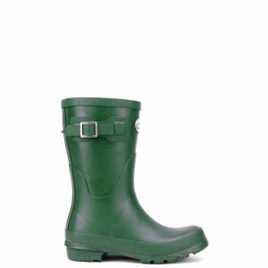 Rockfish Three Quarter Short Women's Wellington Boots Green | DAW743HL