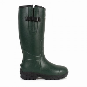 Rockfish Walkabout Tall Side Adjustable 5mm Neoprene Insulated Men's Wellington Boots Dark Green | EXO1095TD