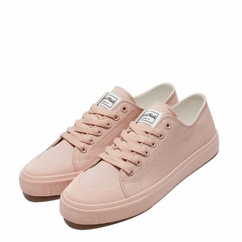 Rockfish Classic 746 Canvas Women's Low-Top Sneakers Pink | ZTV5020PO