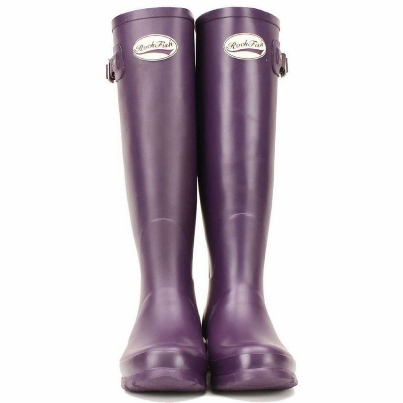 Rockfish Classic Tall Women's Wellington Boots Purple | MIA10045KT