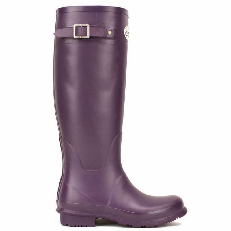 Rockfish Classic Tall Women\'s Wellington Boots Purple | MIA10045KT