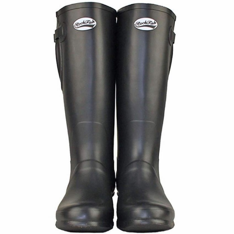 Rockfish Everyday Tall Side Adjustable Women's Wellington Boots Black | TXB9036MC