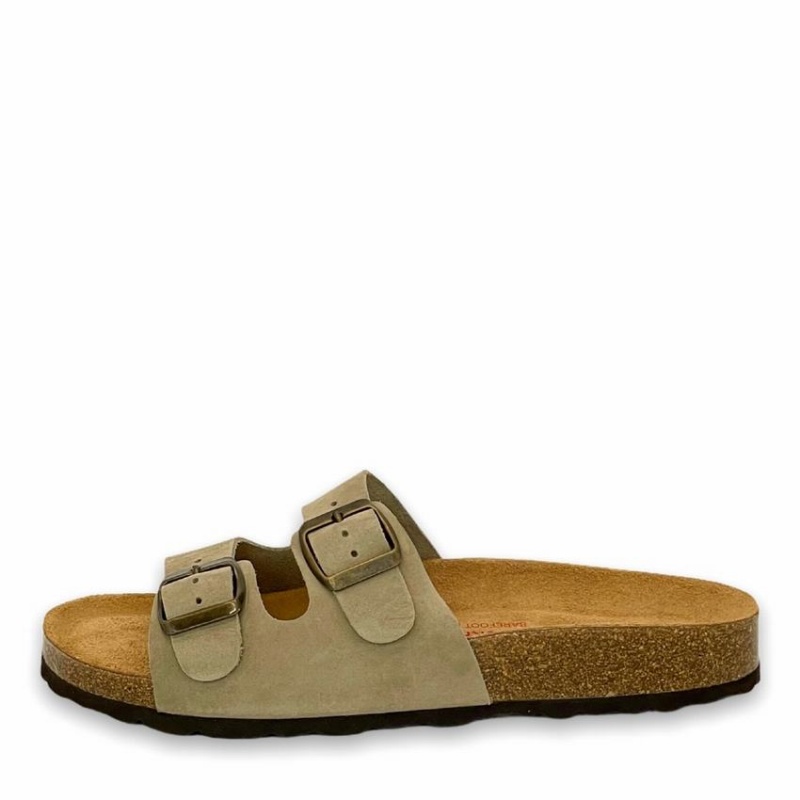 Rockfish Kendall Two-Strap Double Strap Women's Sandals Khaki | GVY1715HC