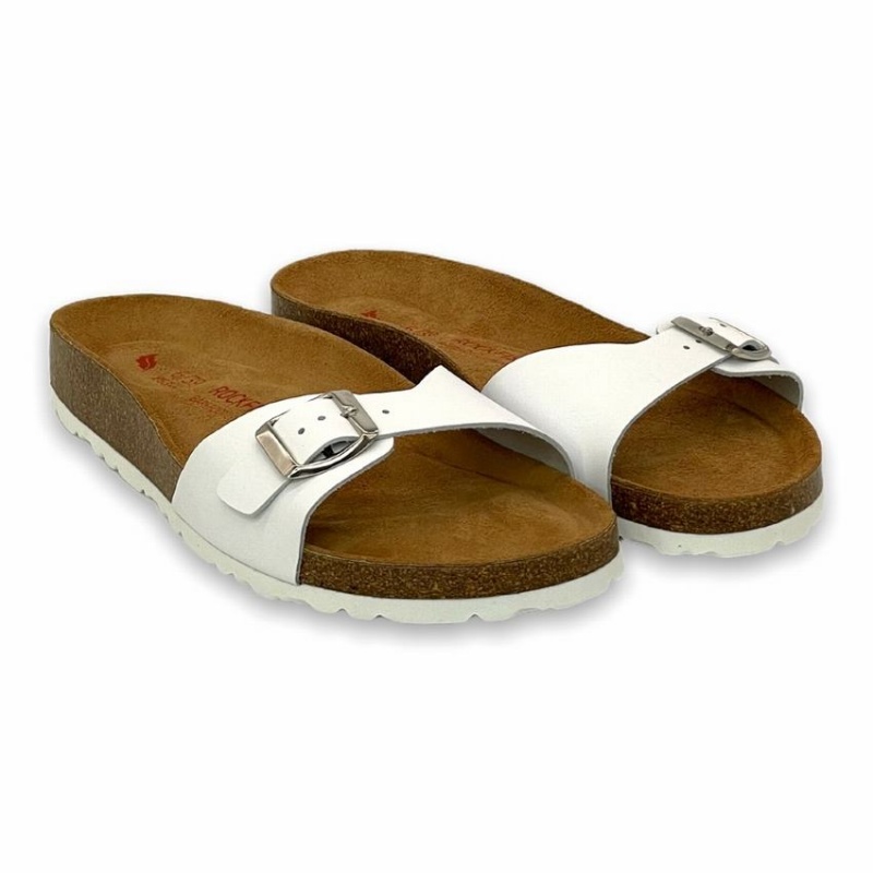 Rockfish Talulah One-strap Single Strap Women's Sandals White | KSP1699FD