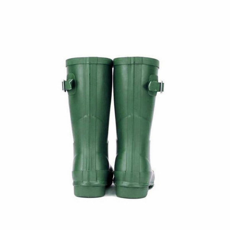 Rockfish Three Quarter Short Women's Wellington Boots Green | DAW743HL